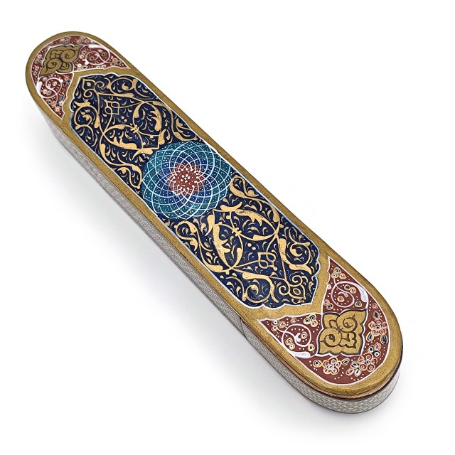 تصویر محصول جا قلمی خاتم نقاشی تذهیب