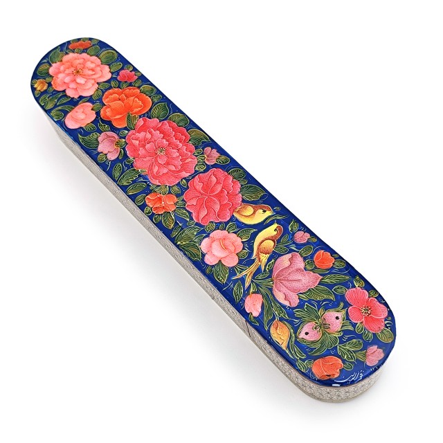 تصویر محصول جا قلمی خاتم گل و مرغ