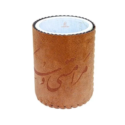 تصویر محصول جا قلمی لیوانی چرم اشپالت